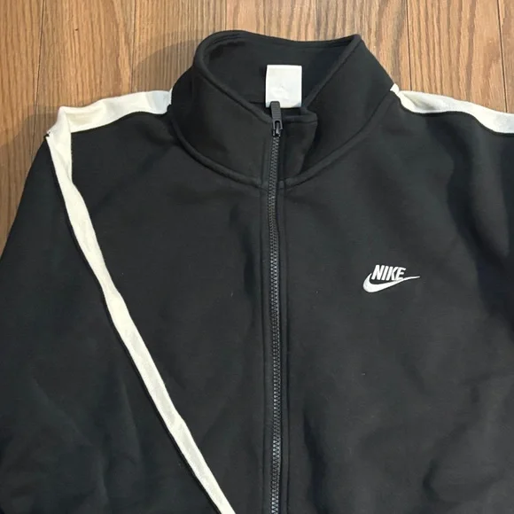 NIKE N98 TRIBUTE TRACK JACKET BLACK WHITE SZ XL - Picture 3 of 6